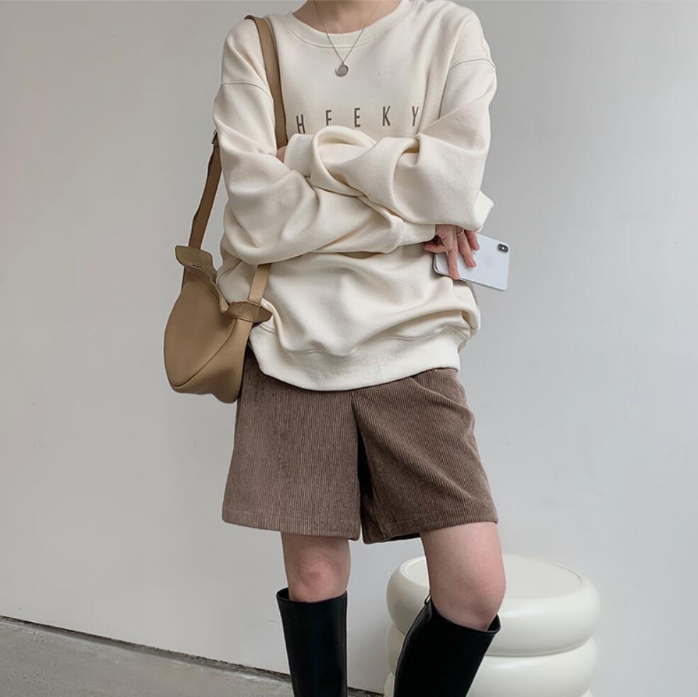Qooth Woman Pullovers 100% Cotton Sweatshirt Letter Print Tops Long Sleeve O-neck Casual Blue Khaki Beige Coat QT418 210518
Qooth Woman Pullovers 100% Cotton Sweatshirt Letter Print Tops Long Sleeve O-neck Casual Blue Khaki Beige Coat QT418 210518