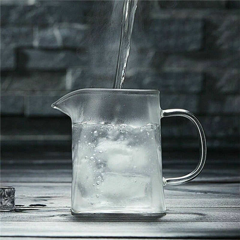 350-950ML Clear Heat Resistant Glass Teapot Jug W/ Infuser Coffee Tea Leaf Herbal Pot Flower Milk Juice Container 210621