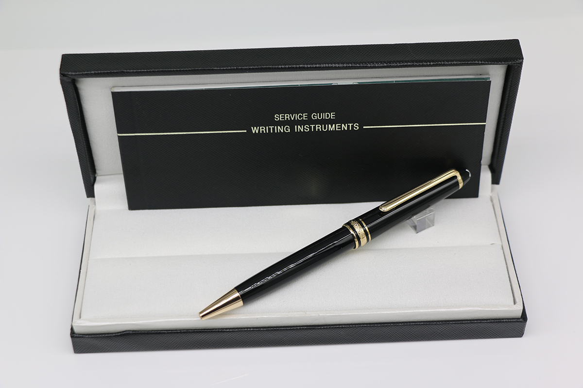 Top quality Black body color Ballpoint pen gold/silver trim with Serial Number school office stationery Writing For business Gifts, As the picture
Top quality Black body color Ballpoint pen gold/silver trim with Serial Number school office stationery Writing For business Gifts, As the picture