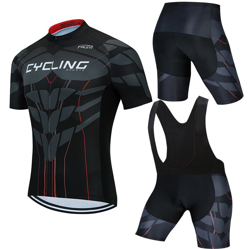 Racing Sets 2021 Teleyi Men Short Black Sleeve Suit Cycling Jersey Summer MTB Sport Triathlon Road Bike Quick Dry Breathable Mesh Fabric, 003
Racing Sets 2021 Teleyi Men Short Black Sleeve Suit Cycling Jersey Summer MTB Sport Triathlon Road Bike Quick Dry Breathable Mesh Fabric, 003