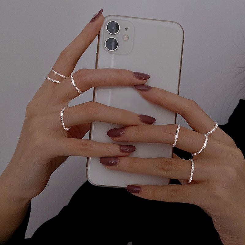 Cluster Rings S925 Sterling Silver Gypsophila Sparkling Ring Simple Vegetarian Finger Women Fine Jewelry For Wedding Accessories, Golden;silver
Cluster Rings S925 Sterling Silver Gypsophila Sparkling Ring Simple Vegetarian Finger Women Fine Jewelry For Wedding Accessories, Golden;silver
