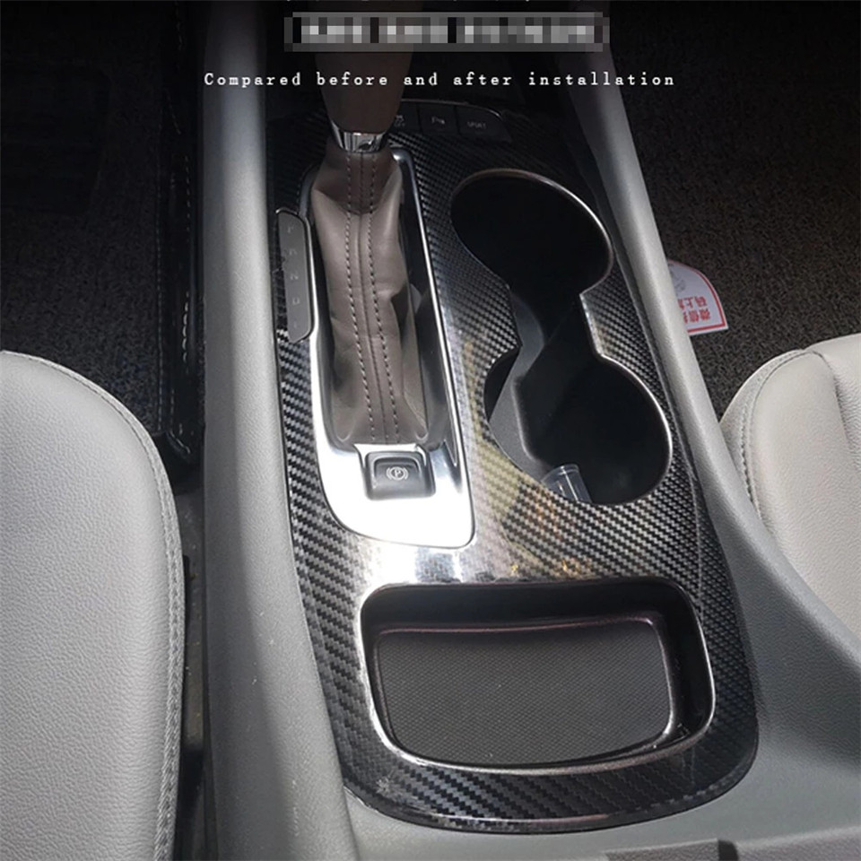 Car-Styling 5D Carbon Fiber Car Interior Center Console Color Change Molding Sticker Decals For Chevrolet Malibu XL 2016-2019