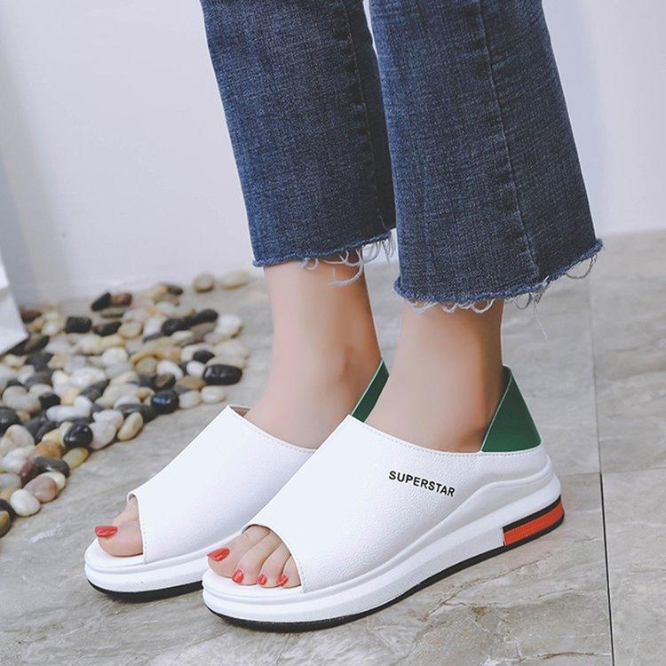 Plus Size Summer Casual Flat Women Sandals Sport Fashion Mixed Colors Slip-On PU Leather Non-slip Platform Beach Shoes, Black
Plus Size Summer Casual Flat Women Sandals Sport Fashion Mixed Colors Slip-On PU Leather Non-slip Platform Beach Shoes, Black