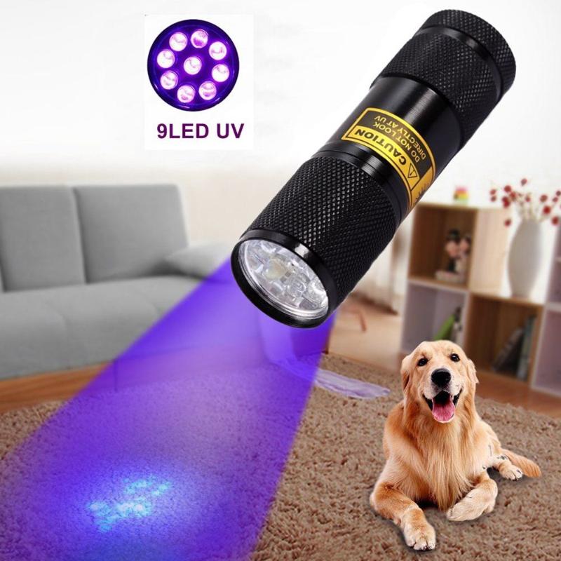 9 Led 395nm Ultra Violet Flash Light Cat Dog Pet Urine Money El UV Detector Mini Travel Lamp Battery Flashlights Torches
9 Led 395nm Ultra Violet Flash Light Cat Dog Pet Urine Money El UV Detector Mini Travel Lamp Battery Flashlights Torches