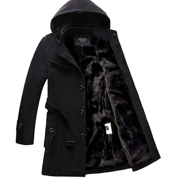 Men' Trench Coats 2021 Men Long Wool Coat Winter Jackets And Slim Fit Windbreaker High Quality Plus Size Clothing, Black
Men' Trench Coats 2021 Men Long Wool Coat Winter Jackets And Slim Fit Windbreaker High Quality Plus Size Clothing, Black