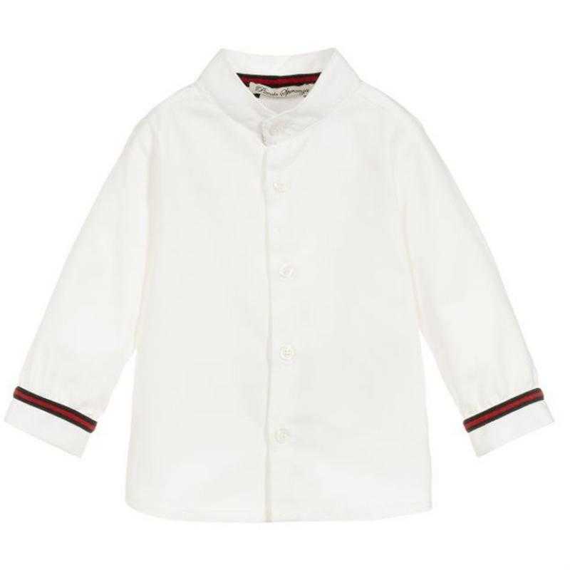 2PCS Baby Boys Boutique Clothes Set Autumn Kids Clothing Suit Children Long Sleeve White Shirt + Pants Infant Spanish Outfits 210615