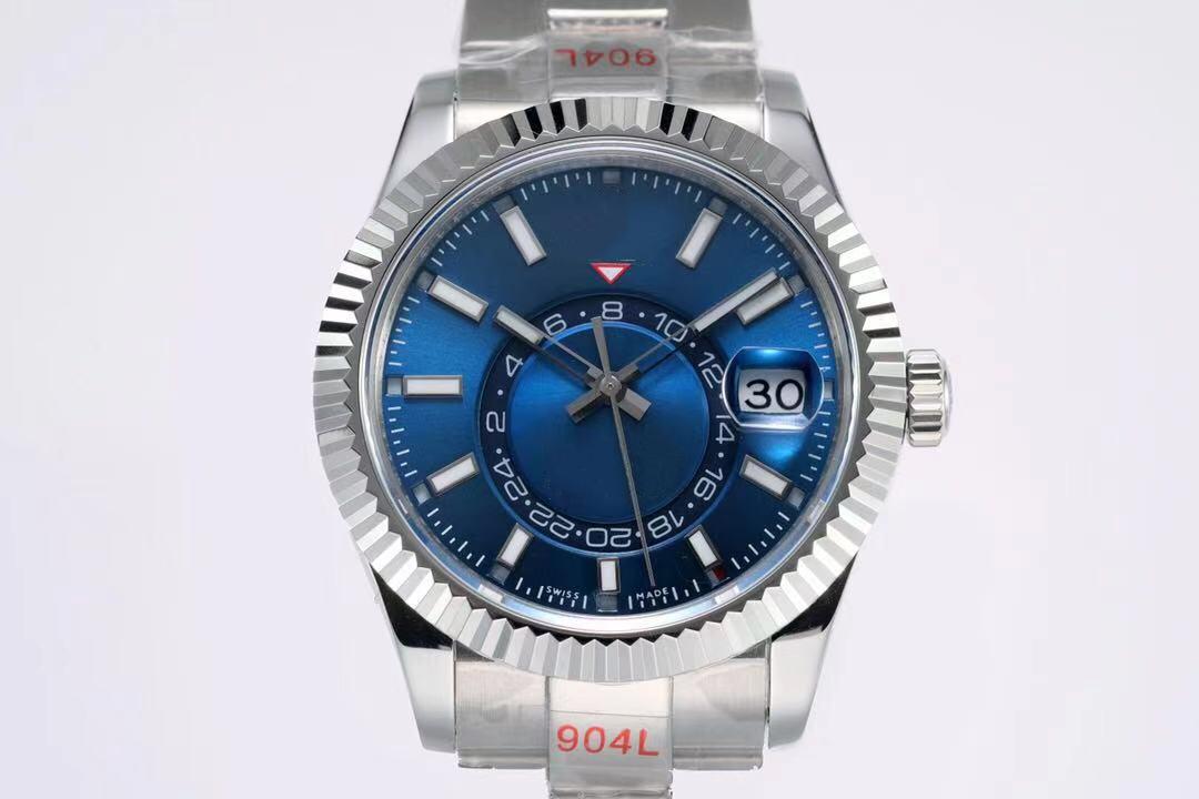 N sky luxury watch mens watches 9001 automatic mechanism movement sapphire scratch resistant glass rotate month ring mouth 904L case steel, Box
N sky luxury watch mens watches 9001 automatic mechanism movement sapphire scratch resistant glass rotate month ring mouth 904L case steel, Box