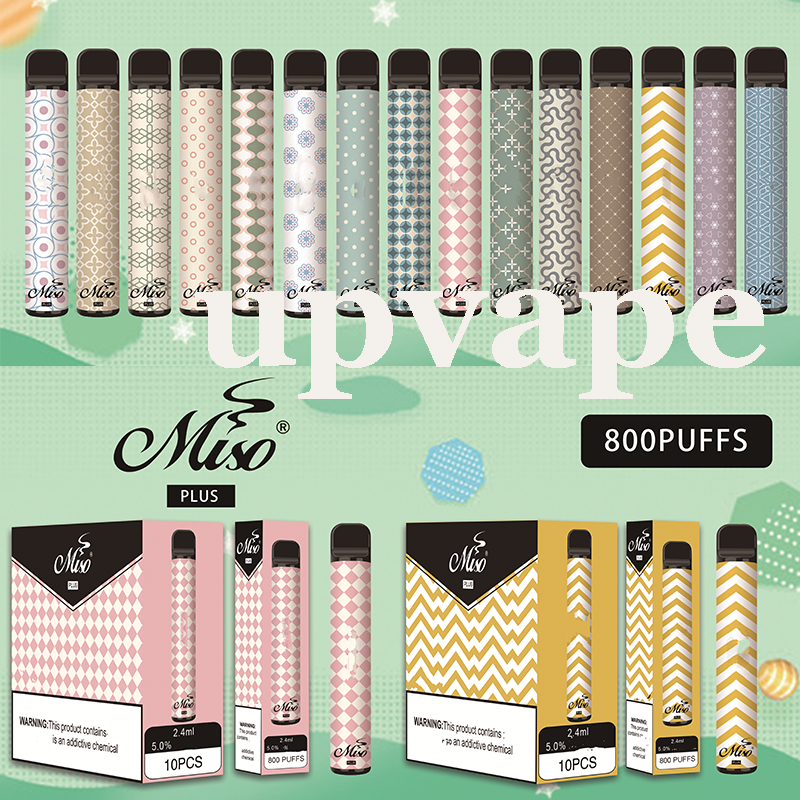 Miso Plus Disposable Vape Pen Prefilled Pod Stick E cig Device 800 puffs Pods Starter Kit Upgraded 550mAh Battery Vape VS Puff Bar Plus
Miso Plus Disposable Vape Pen Prefilled Pod Stick E cig Device 800 puffs Pods Starter Kit Upgraded 550mAh Battery Vape VS Puff Bar Plus