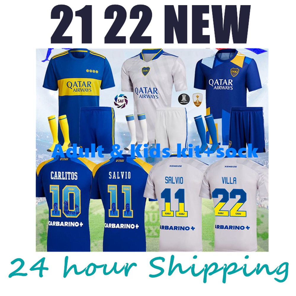 21 22 boca juniors maradona tevez soccer jersey home away men kit alexis de rossi 2021 2022 carlitos 3rd camiseta men t-shirts kids sets, White;black
21 22 boca juniors maradona tevez soccer jersey home away men kit alexis de rossi 2021 2022 carlitos 3rd camiseta men t-shirts kids sets, White;black