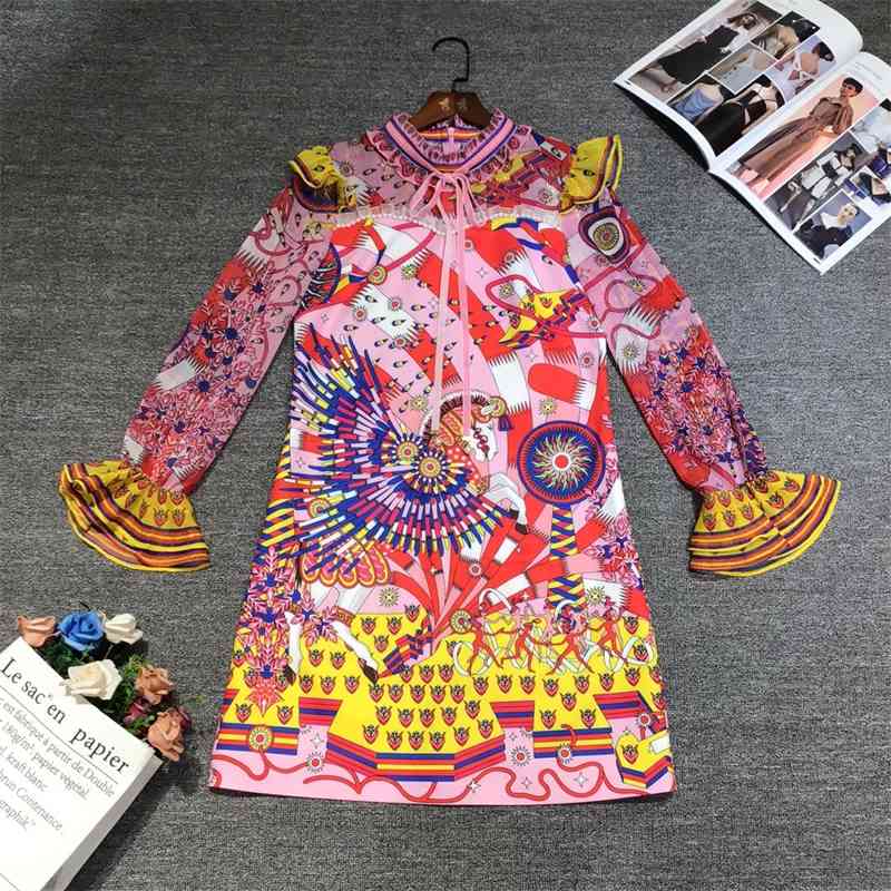 Truevoker Women Full Sleeve Totem Print Beading Vintage Ethnic Holiday Party Dress 210602, Multi
Truevoker Women Full Sleeve Totem Print Beading Vintage Ethnic Holiday Party Dress 210602, Multi