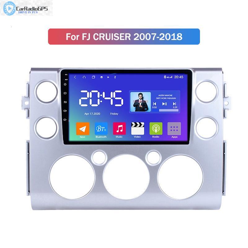 Car dvd Radio Player Autoradio For toyota FJ CRUISER 2007-2013 Android 10.0 4+64GB RAM ROM Stereo Head Unit support Carplay TPMS DVR OBD II Rear camer