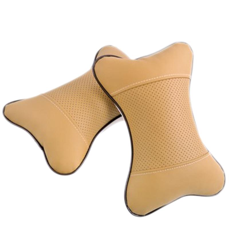 Seat Cushions 4 Colors Universal Breathable Solid Bone Shape Artificial Leather Car Auto Head Neck Rest Cushion Headrest Pillow
Seat Cushions 4 Colors Universal Breathable Solid Bone Shape Artificial Leather Car Auto Head Neck Rest Cushion Headrest Pillow
