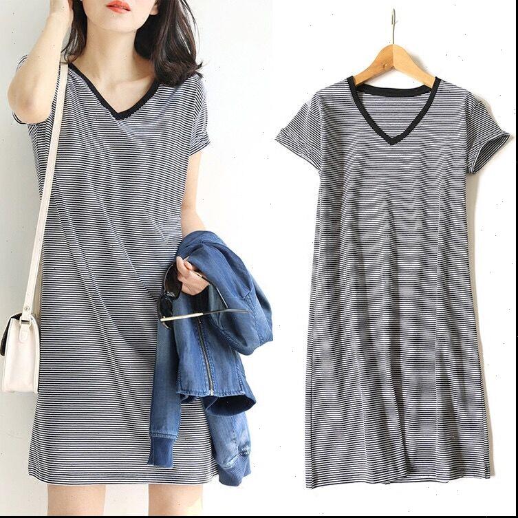 womens dresses 3xl large size spring summer dress big white black striped plus women clothing belt vestidos, Black;gray
womens dresses 3xl large size spring summer dress big white black striped plus women clothing belt vestidos, Black;gray