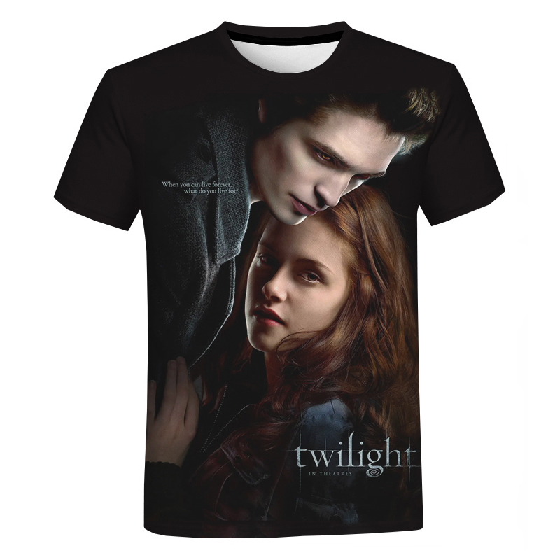The Twilight Saga 3D T-shirt Hot Movie Harajuku Streetwear Printed T Shirt Men Women Fashion Casual Funny T Shirt Tee Tops 210329