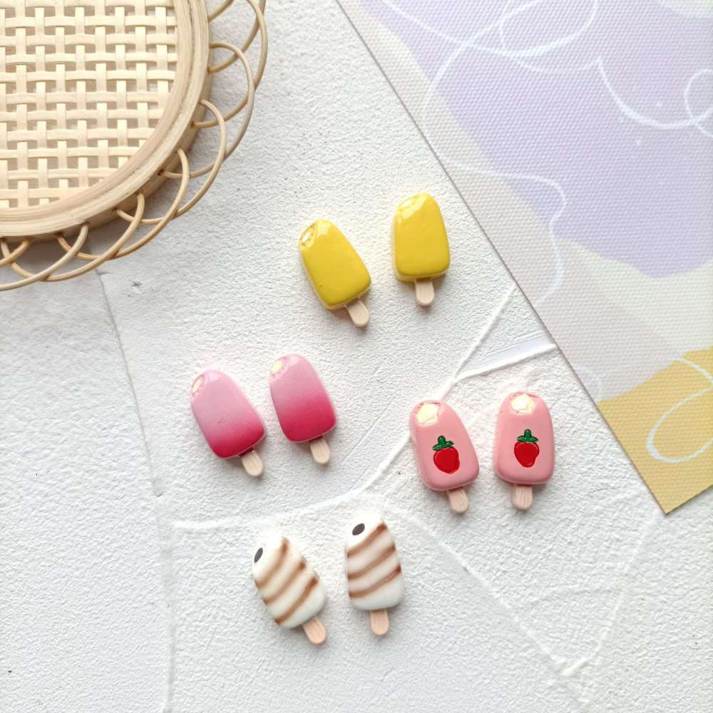 earrings S925 silver summer to a cute popsicle chocolate strawberry food play Earrings ear clip earrings, Golden
earrings S925 silver summer to a cute popsicle chocolate strawberry food play Earrings ear clip earrings, Golden