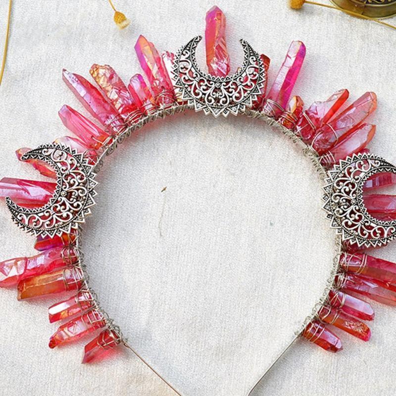 Hair Clips & Barrettes U2JF Raw Crystal Quartz Jewelry Tiara Headband Retro Metal Moon Witch Wizard Crown Wedding Bridal Sun Goddess Headdre, Golden;silver
Hair Clips & Barrettes U2JF Raw Crystal Quartz Jewelry Tiara Headband Retro Metal Moon Witch Wizard Crown Wedding Bridal Sun Goddess Headdre, Golden;silver