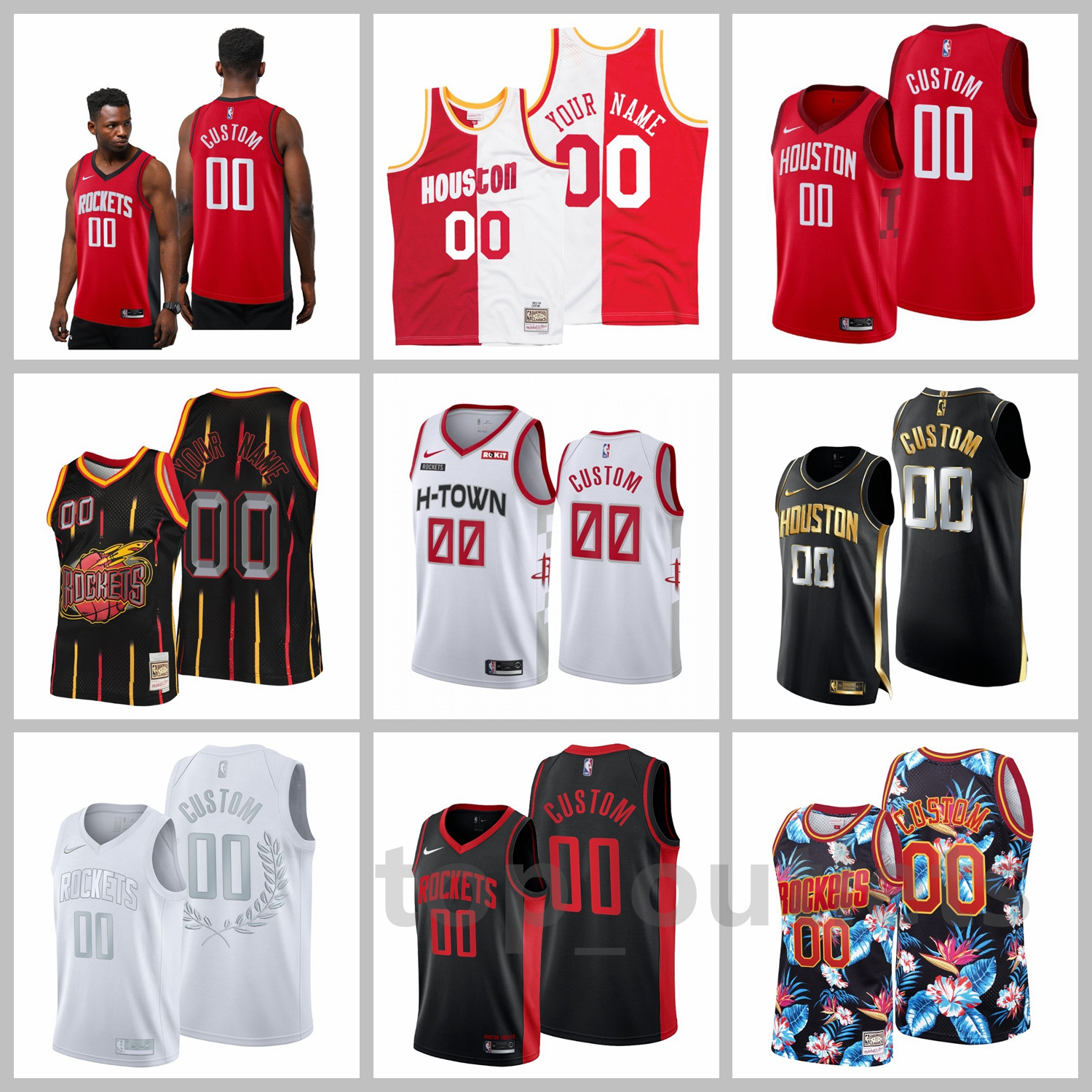 Houston Rockets Basketball Jerseys Jalen Green Jersey 1 Tracy McGrady 34 Hakeem Olajuwon 3 Steve Francis Custom Stitched Size S-3XL Navy Mes, Black;red
Houston Rockets Basketball Jerseys Jalen Green Jersey 1 Tracy McGrady 34 Hakeem Olajuwon 3 Steve Francis Custom Stitched Size S-3XL Navy Mes, Black;red
