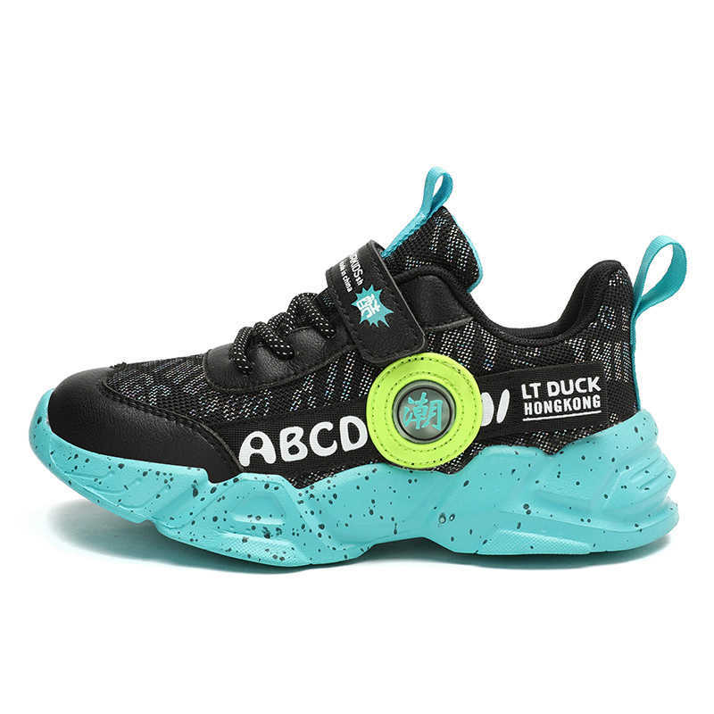 New Children Casual Shoes Boys Light Sneakers Student Kid Summer Size 5 8 9 12 13 Autumn Mesh Sport Footwear Winter Spider 7-12y Y0809