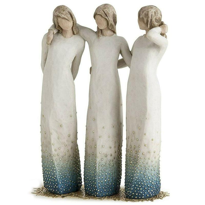 Garden Decorations By My Side Sculpted Hand-Painted Figure Resin Desktop Ornament Home Decorative Statue Gift For Friends Sisters J8
Garden Decorations By My Side Sculpted Hand-Painted Figure Resin Desktop Ornament Home Decorative Statue Gift For Friends Sisters J8