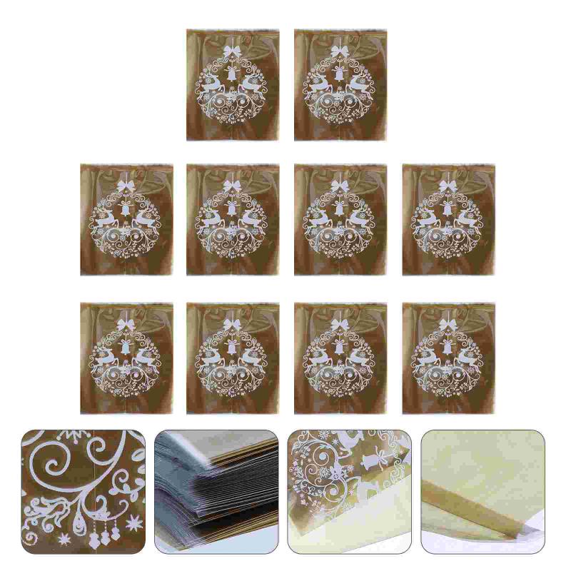 Christmas Decorations 100Pcs Gift Packing Bags Candy Biscuit Storage Bag Lovely Treat
Christmas Decorations 100Pcs Gift Packing Bags Candy Biscuit Storage Bag Lovely Treat