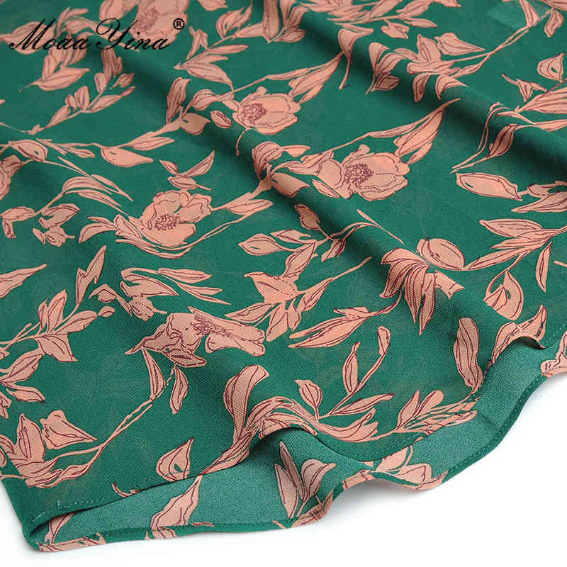 Summer Fashion Floral Skirts Sets Women's Short sleeve Printed Blouse and Splice Slim Mermaid Skirt 2-piece Suit 210524