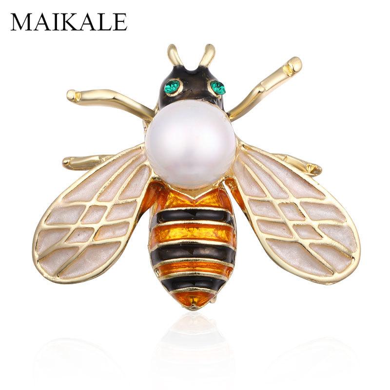 Pins, Brooches MAIKALE Vintage Enamel Pearl Insect Brooch Pins Animal For Women Colorful Moth Broches Fashion Accessories Girls Gifts
Pins, Brooches MAIKALE Vintage Enamel Pearl Insect Brooch Pins Animal For Women Colorful Moth Broches Fashion Accessories Girls Gifts