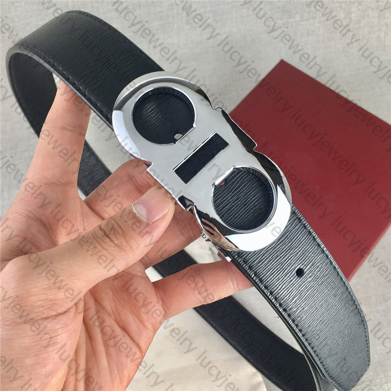 Fashion Belt Designer Belts Smooth Buckle for Man Woman Genuine Cowhide 8 Color Top Quality
