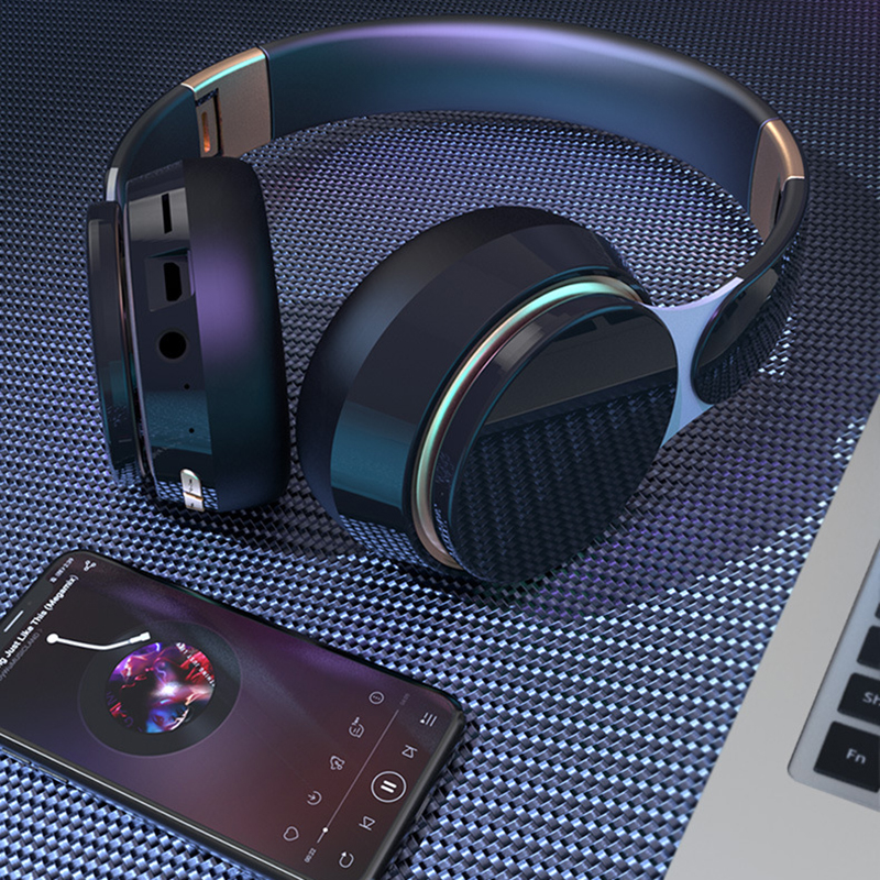 Wireless Bluetooth 5.0 Earphones Head-mounted Headphones for PC Tablet IPhone Xiaomi Huawei Samsung Smart Phone Folding Gaming Headphone, Black
Wireless Bluetooth 5.0 Earphones Head-mounted Headphones for PC Tablet IPhone Xiaomi Huawei Samsung Smart Phone Folding Gaming Headphone, Black
