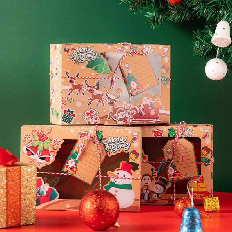 Gift Wrap 3/6/9/12pcs Kraft Paper Candy Boxes Merry Christmas Cookie Box Packaging Bag Party Favor Year Xmas Navidad Decoration
Gift Wrap 3/6/9/12pcs Kraft Paper Candy Boxes Merry Christmas Cookie Box Packaging Bag Party Favor Year Xmas Navidad Decoration