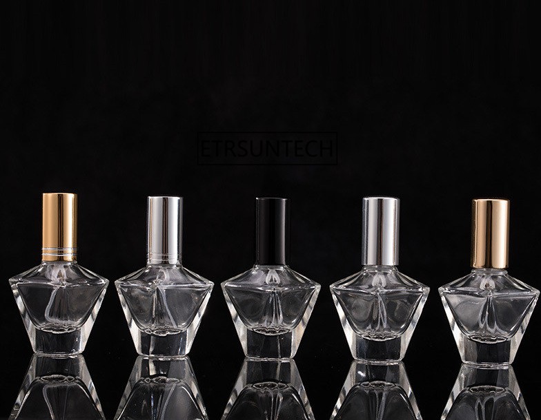 100pcs 10ml Empty Perfume Storage Bottles Glass Jars Spray Atomizer Refillable Bottle Scent Case with Travel