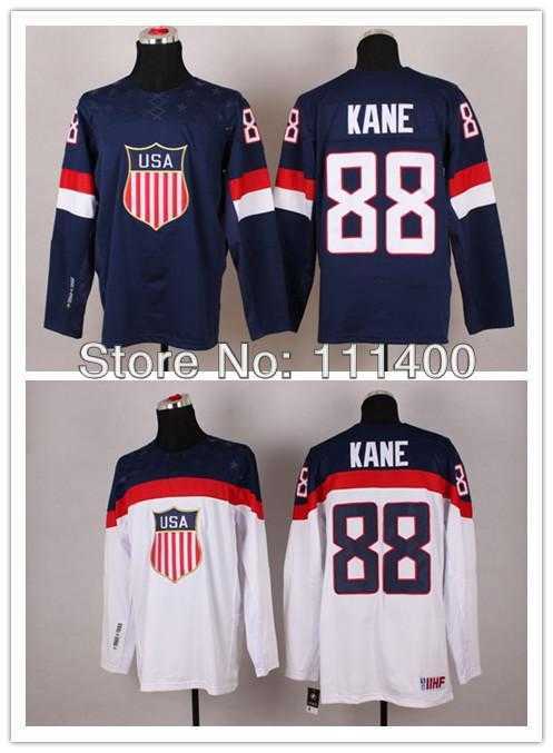 2016 New, Mens #88 Patrick Kane White Blue Team USA 2014 Winter Olympics Hockey Jersey embroidery Size 48-56
2016 New, Mens #88 Patrick Kane White Blue Team USA 2014 Winter Olympics Hockey Jersey embroidery Size 48-56