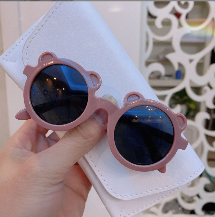 Wholesale Kids Sunglasses Cartoon Shape Girls Boy Children Sun Glasses Round Street Beat Eyeglasses Cute Baby Shades Eyewears Z260305