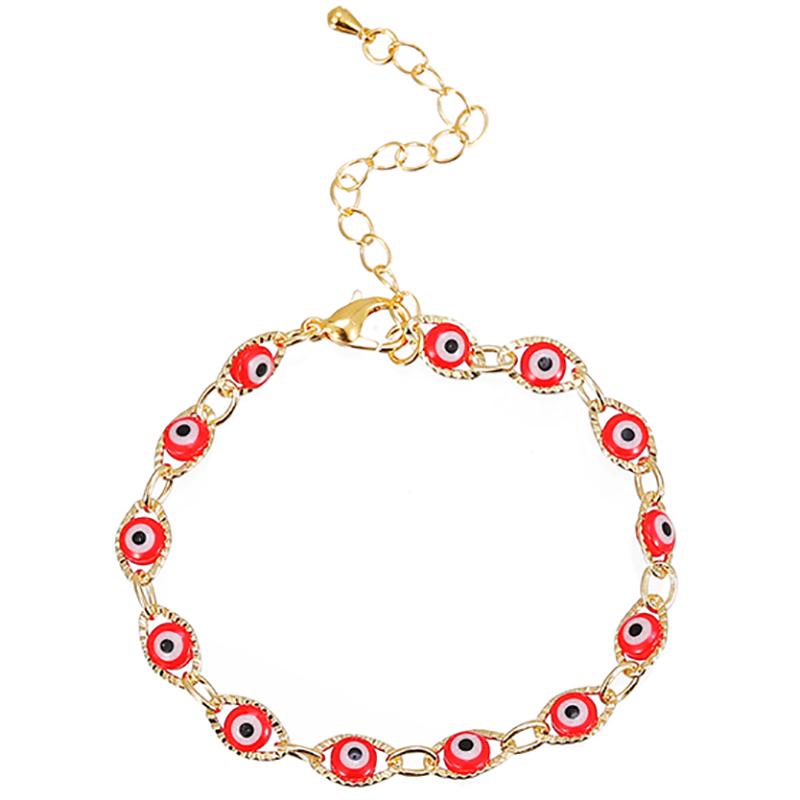 Charm Bracelets 1 PCS Gold Blue Red Evil Eye Enamel Bead Bracelet For Women 2021 Fashion Stainless Steel Party Jewelry Pulseras
Charm Bracelets 1 PCS Gold Blue Red Evil Eye Enamel Bead Bracelet For Women 2021 Fashion Stainless Steel Party Jewelry Pulseras
