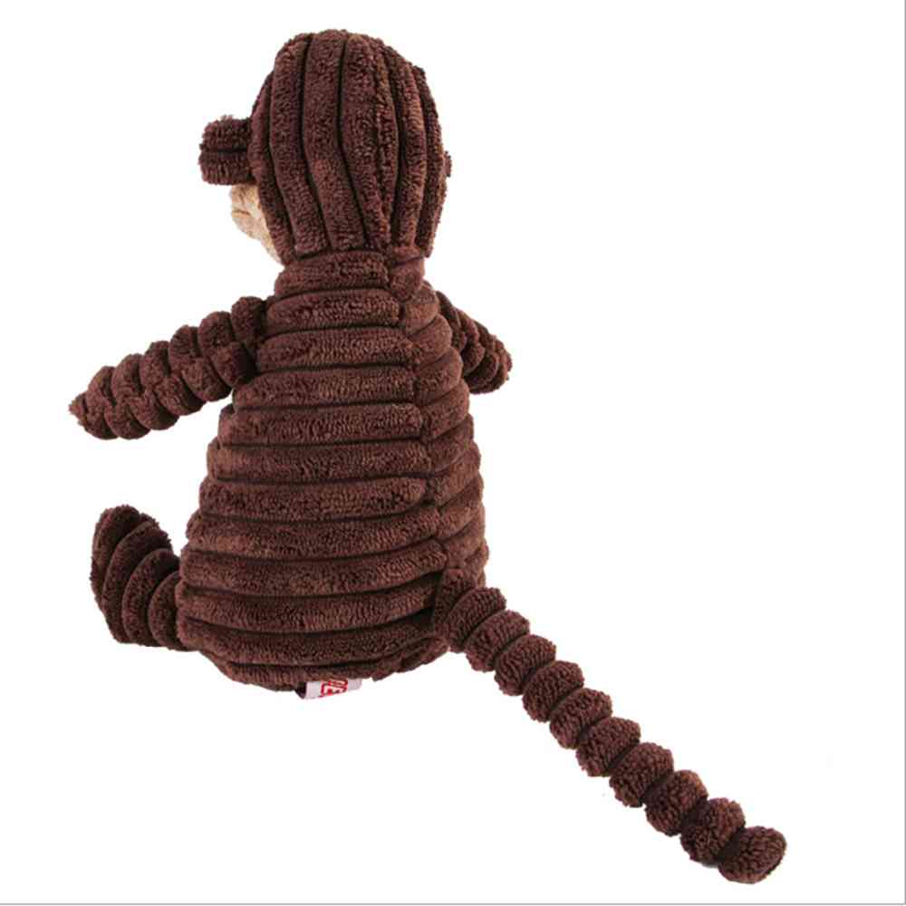 Soft Corduroy Toy Dog Toys For Dogs Animal Shape Plush Pet Puppy Squeaky Chew Bite Resistant Toy Pet Product Pet Toy For Cats