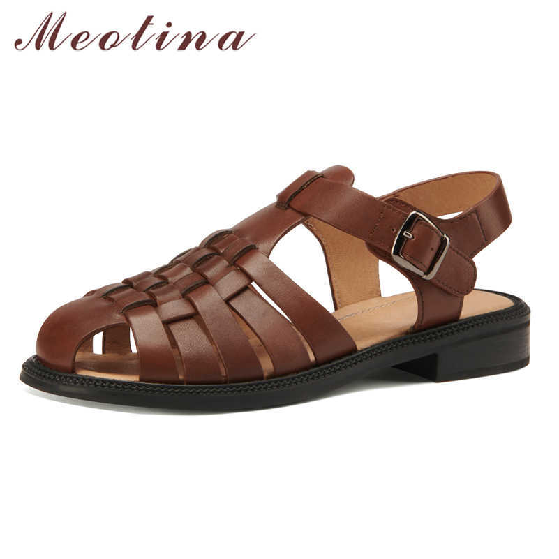 Meotina Gladiator Shoes Women Genuine Leather Sandals Square Toe Low Heel Shoes Thick Heel Sheep Skin Ladies Footwear Summer 210608, Black
Meotina Gladiator Shoes Women Genuine Leather Sandals Square Toe Low Heel Shoes Thick Heel Sheep Skin Ladies Footwear Summer 210608, Black