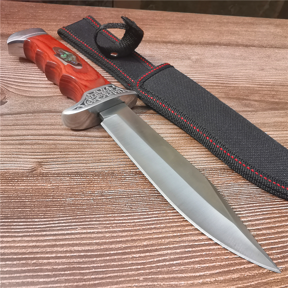 220mm 9CR18MOV Bade Knives Fixed Bade Knife High Hardness Pocket CS Camping Hunting Outdoor Stainess Stee Knives with Sheath
220mm 9CR18MOV Bade Knives Fixed Bade Knife High Hardness Pocket CS Camping Hunting Outdoor Stainess Stee Knives with Sheath