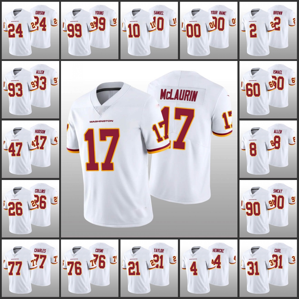 Washington''Football''Team''Men #99 Chase Young 17 Terry McLaurin 8 Kyle Allen Women Youth Custom White Vapor, Black;red
Washington''Football''Team''Men #99 Chase Young 17 Terry McLaurin 8 Kyle Allen Women Youth Custom White Vapor, Black;red