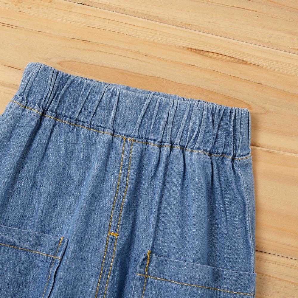 Spring and Summer Autumn Baby/Toddler Casual Stylish Jeans Bottoms for Baby Boy Girl Kids Clothes 210528