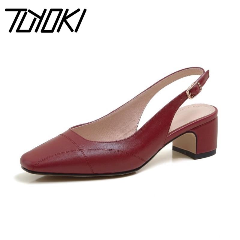 Tuyoki Women Sandals Real Leather Square Toe Spring Shoes Fashion Party Office Ladies Footwear Size 34-39 Dress, Black
Tuyoki Women Sandals Real Leather Square Toe Spring Shoes Fashion Party Office Ladies Footwear Size 34-39 Dress, Black