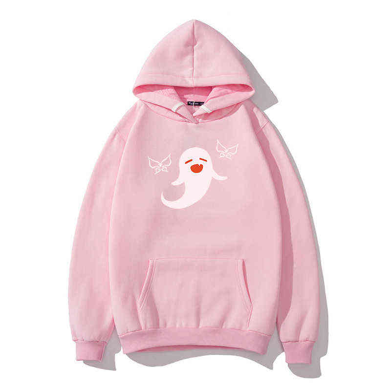 Genshin Impact Hu Tao Cape Hoodie Women Men Kawaii Cartoon Manga Aesthetic Game Streatwear Pullover Harajuku Casual Hi Hop 211108