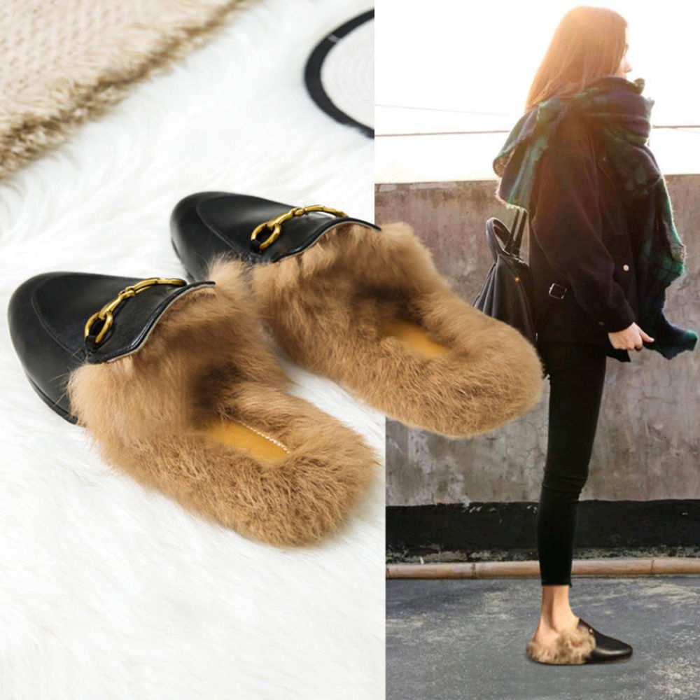 Designer fur women wear slippers mule shoes lazy flat-bottomed rabbit Baotou half, Gray
Designer fur women wear slippers mule shoes lazy flat-bottomed rabbit Baotou half, Gray