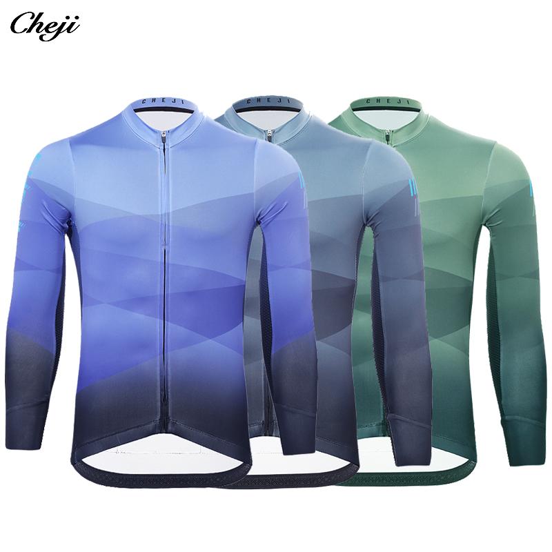 Racing Jackets CHEJI Cycling Clothing MTB Long Sleeve Jersey Men Bike Clothes Spring Ropa Ciclismo Hombre Quick Dry Shirt, Green
Racing Jackets CHEJI Cycling Clothing MTB Long Sleeve Jersey Men Bike Clothes Spring Ropa Ciclismo Hombre Quick Dry Shirt, Green