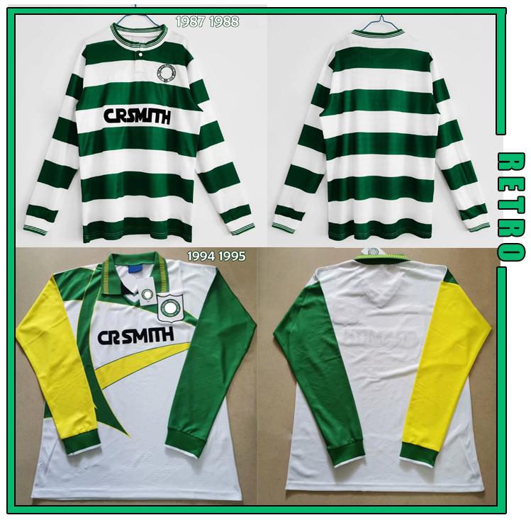 Celtic retro Long sleeve 1987 1988 1994 1995 soccer jersey GASCOIGNE ALBERTZ FERGUSON Vintage classic football shirts, White
Celtic retro Long sleeve 1987 1988 1994 1995 soccer jersey GASCOIGNE ALBERTZ FERGUSON Vintage classic football shirts, White