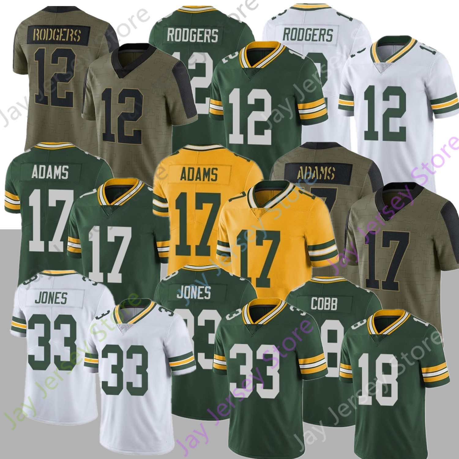 2021 Salute To Service Football Jersey Aaron Rodgers Davante Adams Randall Cobb Aaron Jones Men Youth Women Yellow White Size S-3XL, As pic
2021 Salute To Service Football Jersey Aaron Rodgers Davante Adams Randall Cobb Aaron Jones Men Youth Women Yellow White Size S-3XL, As pic