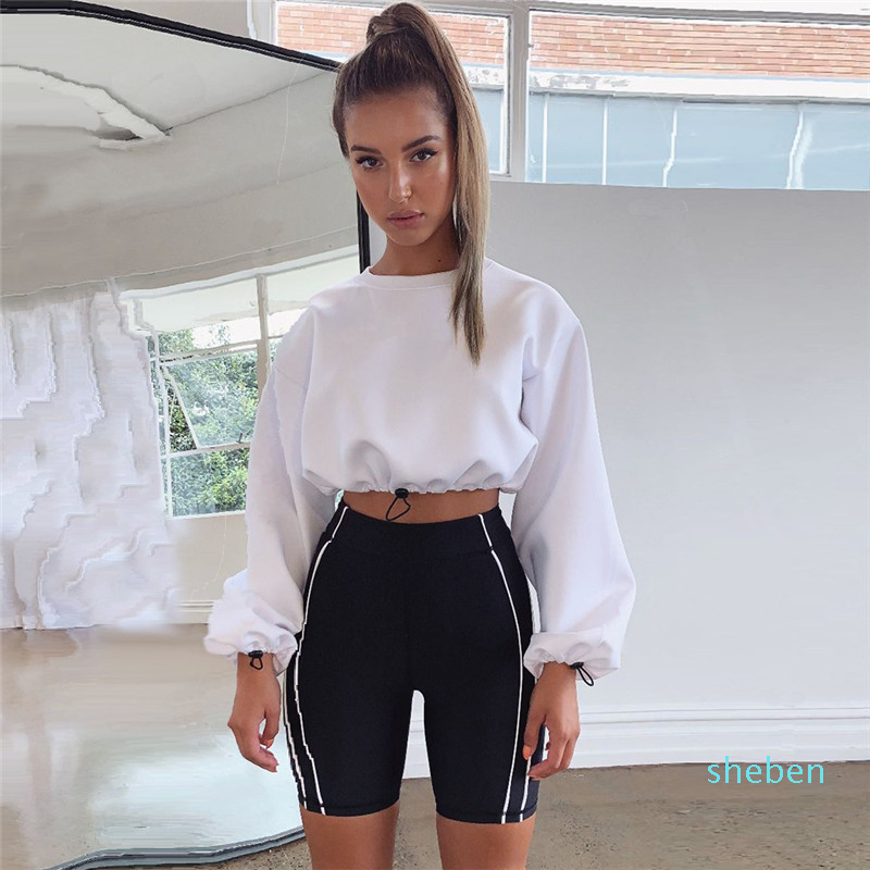 Women Long Sleeve Hoodie Crop Tops Sweatshirt Casual Slim Jumper Pullover Hooded Yoga shirts, Black
Women Long Sleeve Hoodie Crop Tops Sweatshirt Casual Slim Jumper Pullover Hooded Yoga shirts, Black