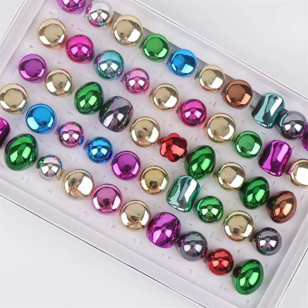 Women's Fashion Mix Style Multicolor Resin Acrylic Smooth Jewelry Rings For Pary Gift
Women's Fashion Mix Style Multicolor Resin Acrylic Smooth Jewelry Rings For Pary Gift