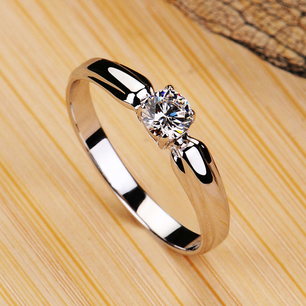 Luxury Female Round Rock Real 925 Sterling Silver Engagement Ring Crystal Solitaire Wedding Rings for Women
Luxury Female Round Rock Real 925 Sterling Silver Engagement Ring Crystal Solitaire Wedding Rings for Women