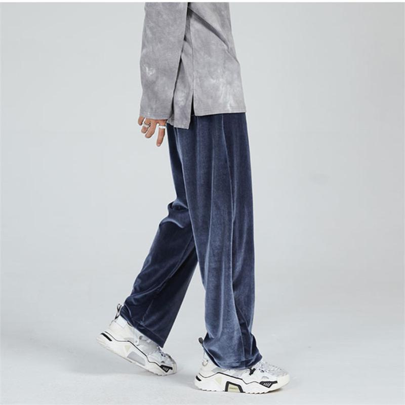 Men's Pants Soft Jogger Fashion Velvet Straight Elastic Waist Drawstring Casual Mens Wide Leg Trousers M-7XL, Black
Men's Pants Soft Jogger Fashion Velvet Straight Elastic Waist Drawstring Casual Mens Wide Leg Trousers M-7XL, Black
