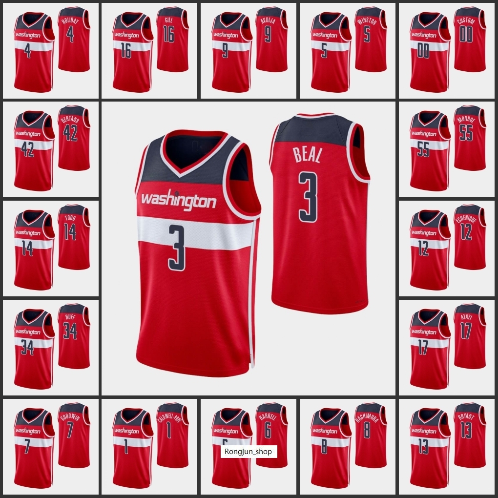 Screen Print Men Basketball Washingtons Kentavious Caldwell-Pope Bradley Beal Aaron Holiday Cassius Winston Montrezl Harrell Wizard 75th Anniversary Red Printed
Screen Print Men Basketball Washingtons Kentavious Caldwell-Pope Bradley Beal Aaron Holiday Cassius Winston Montrezl Harrell Wizard 75th Anniversary Red Printed