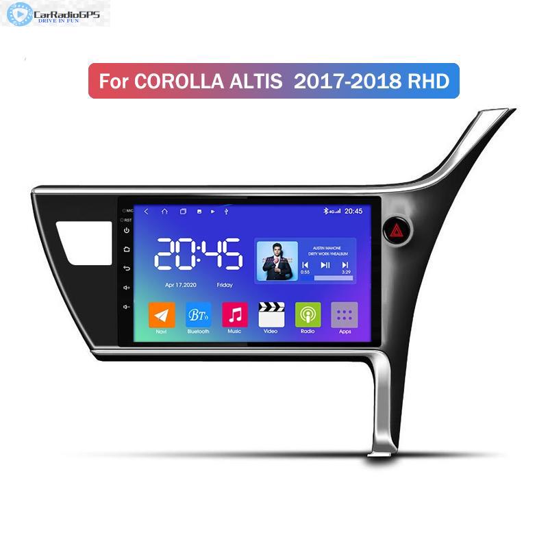 Car dvd Radio Stereo WIFI GPS Navigation Multimedia Player head unit For COROLLA ALTIS 2017-2018 RHD 2 din Adroid 10